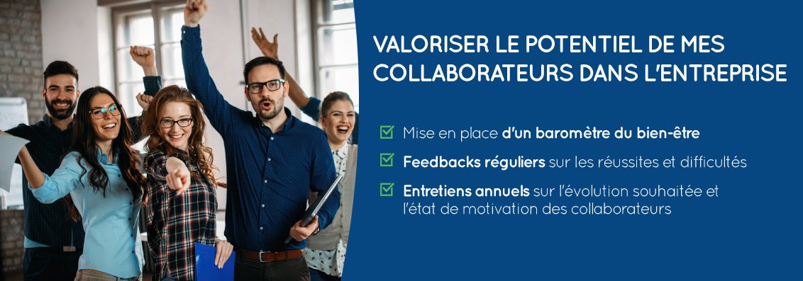 Collaborateurs épanouis au sein de l'entreprise